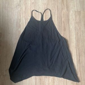 Hollister high neck black tank top